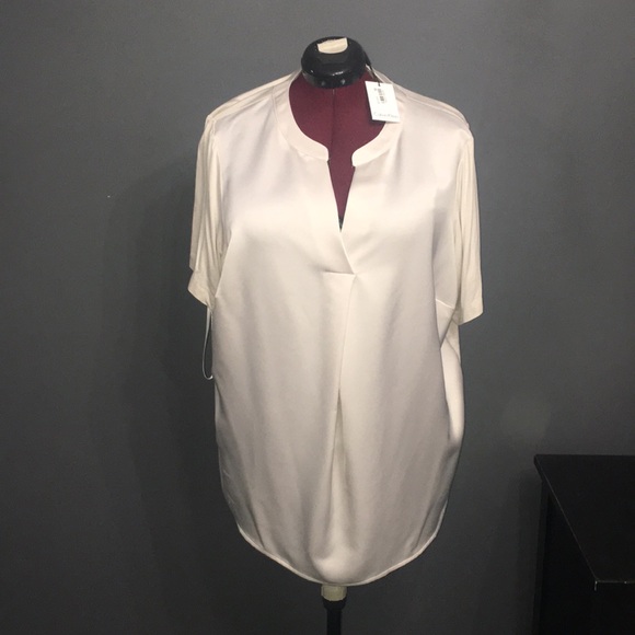 Calvin Klein Tops - Calvin Klein Mixed-Media Plus size Shirt